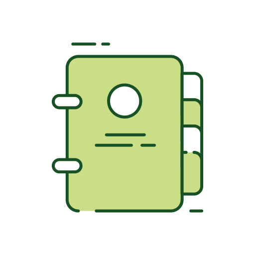Contact book business notebook communications icon Contact book business notebook communications icon