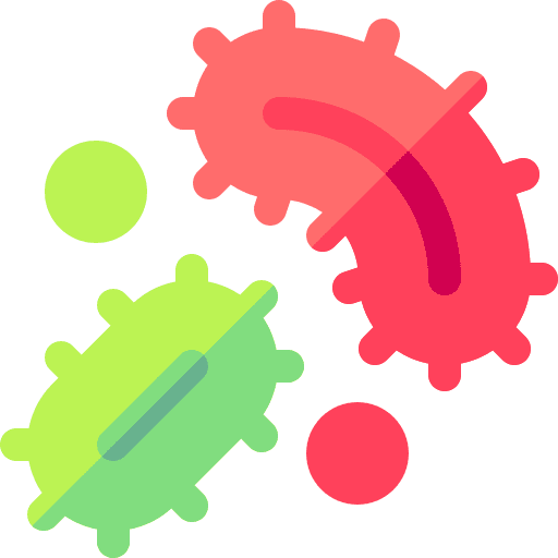 Bacteria bacterium healthcare and medical cell icon
