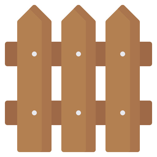 Fence farming and gardening garden fence icon Fence farming and gardening garden fence icon