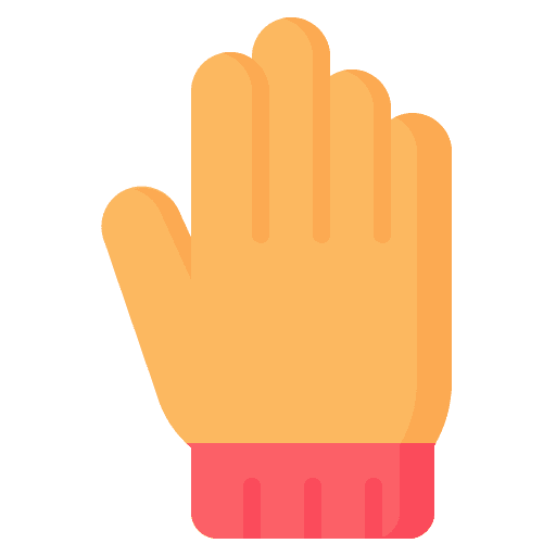 Glove gardener equipment farmer icon Glove gardener equipment farmer icon