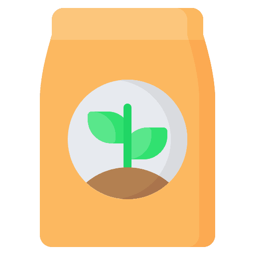 Seed bag agriculture package farming and gardening icon Seed bag agriculture package farming and gardening icon