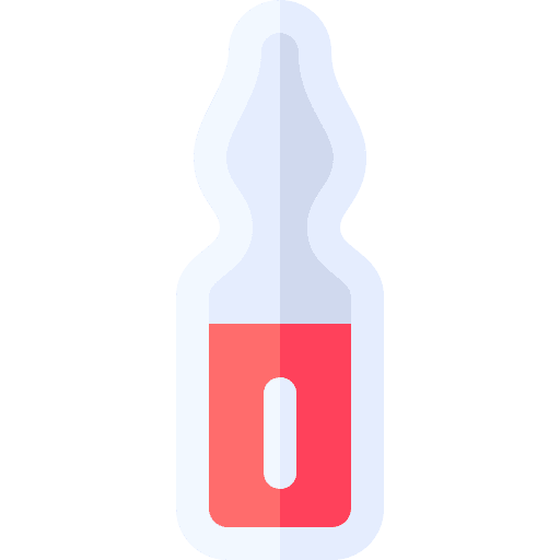 Ampoule vial serum medicine icon