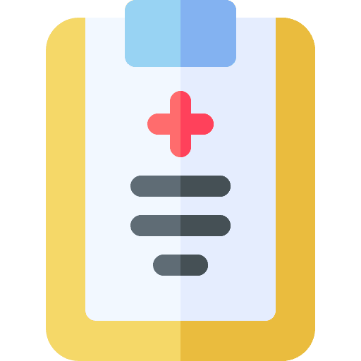Clipboard health report diagnosis medical record icon Clipboard health report diagnosis medical record icon