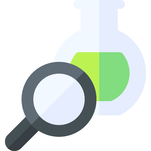 Research education loupe science icon
