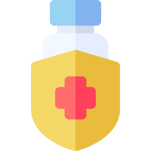 Protection security vaccination vaccine icon Protection security vaccination vaccine icon