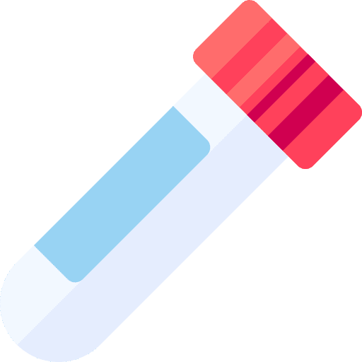 Test tube healthcare and medical flask education icon Test tube healthcare and medical flask education icon