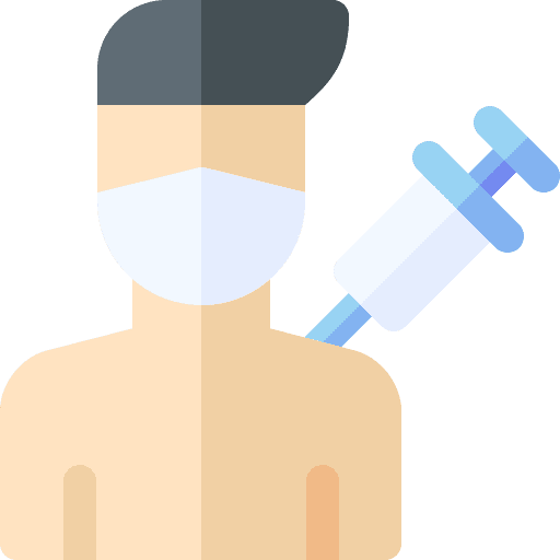 Vaccination syringe vaccine medicine icon Vaccination syringe vaccine medicine icon