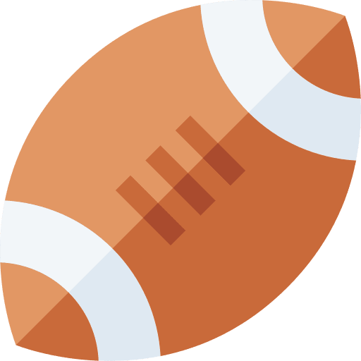 American football sport equipment sports and competition rugby icon
