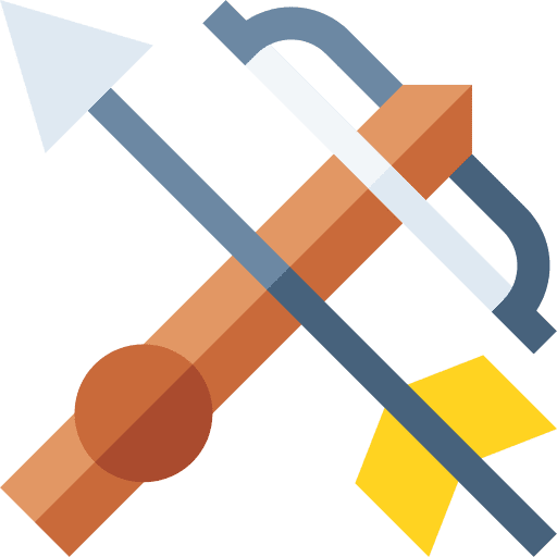 Crossbow medieval arrow miscellaneous icon