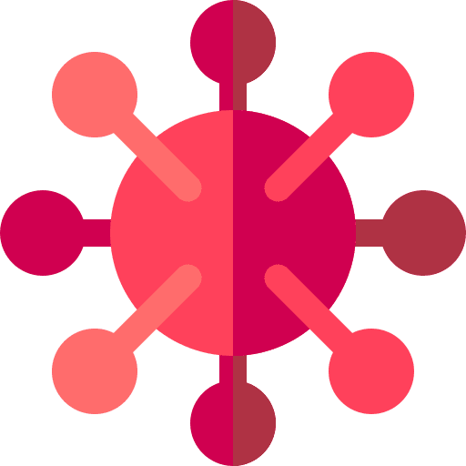 Virus healthcare and medical bacteria infection icon Virus healthcare and medical bacteria infection icon