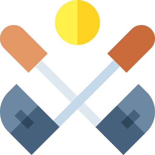 Golf stick hobby sports and competition icon