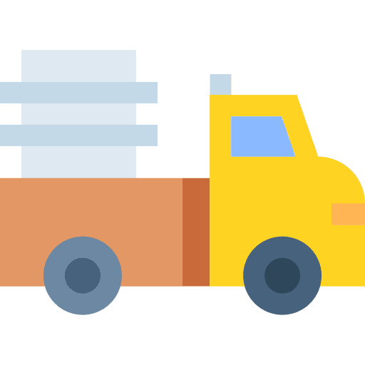 Pick up truck vehicle pick up truck transport icon