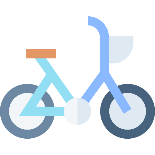 Bicycle exercise sport bike icon