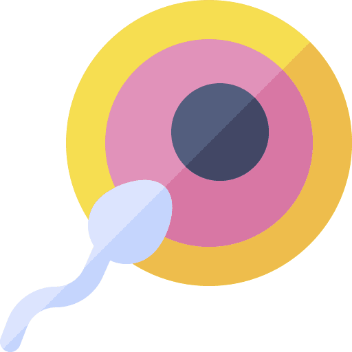 Fertilization sperm reproduction fertility icon