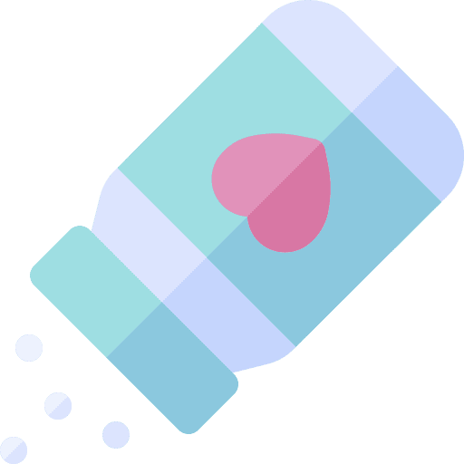 Baby powder beauty kid and baby hygiene icon Baby powder beauty kid and baby hygiene icon