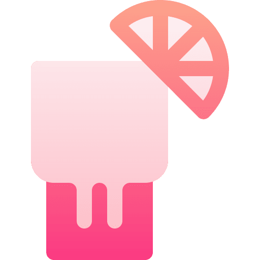 Cocktail beverage straw alcoholic icon