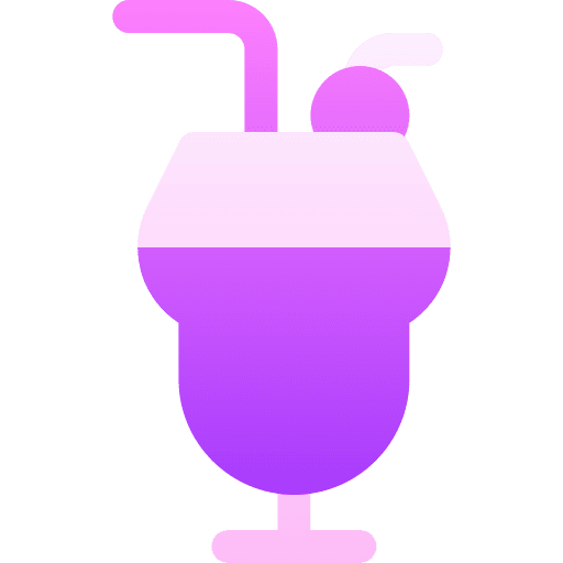 Cocktail food and restaurant juice beverage icon Cocktail food and restaurant juice beverage icon