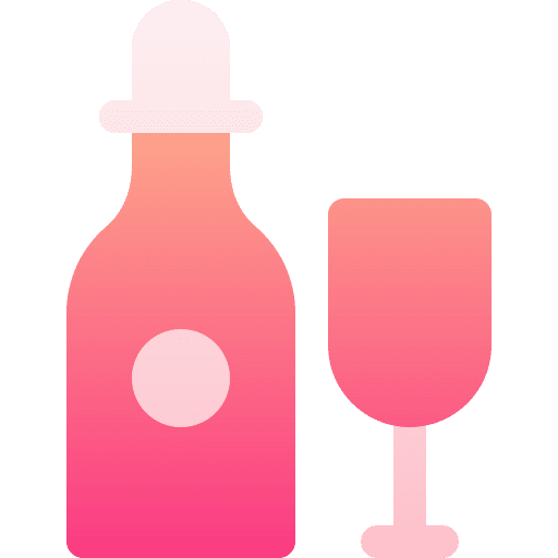Champagne bottle celebration love icon Champagne bottle celebration love icon