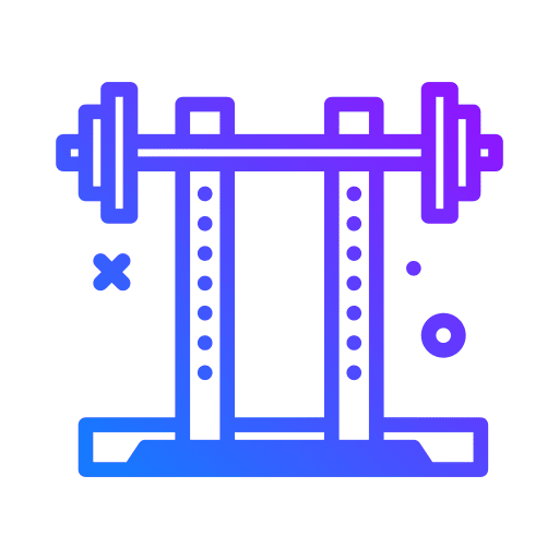 Gym equipment equipment weight bar fitness icon