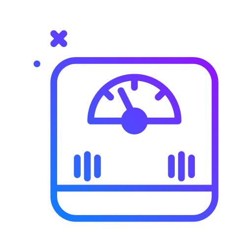 Weight diet measurement scales icon