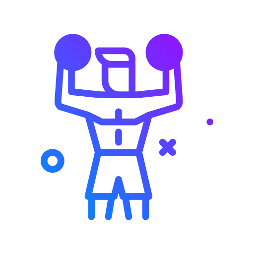 Exercise sports and competition people man icon