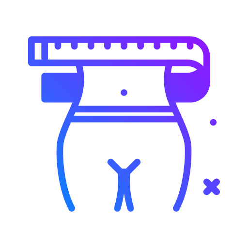 Measure body measure human body icon