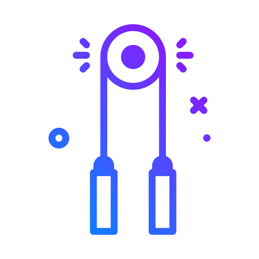 Pulley fitness weight sports and competition icon