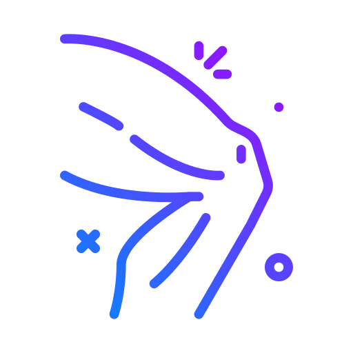 Leg strong leg body part icon