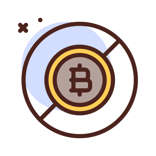 Coin signaling bitcoin not allowed icon