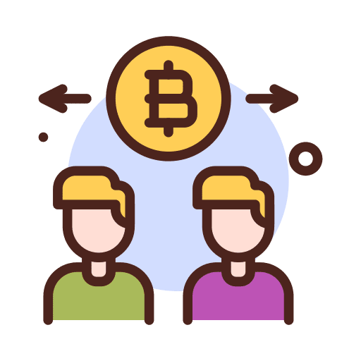Partners invest coin money icon