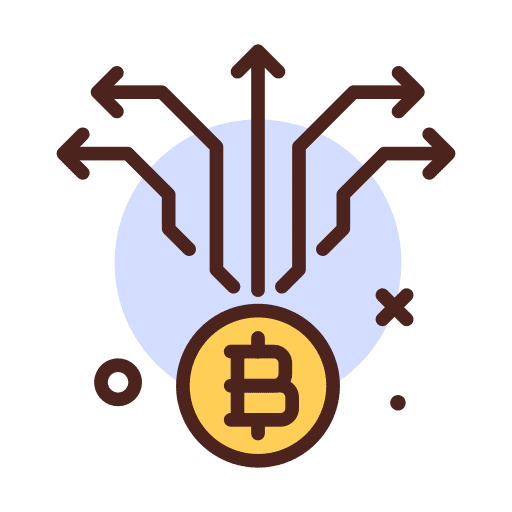 Arrows arrows cryptocurrency money icon
