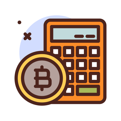 Calculator digital currency calculator value icon