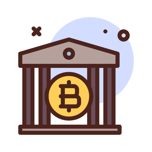 Bank bank digital currency money icon