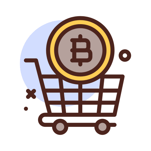 Bitcoin cryptocurrency finance coin icon