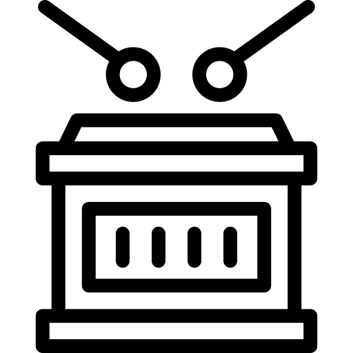 Drum drum musical instrument music icon