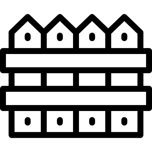 Fences protection yard limit icon
