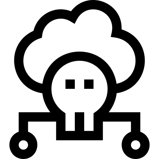 Cloud security cloud data icon