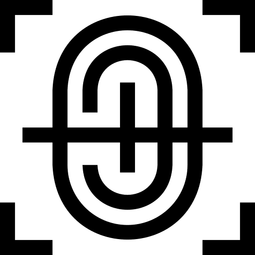 Fingerprint security biometric fingerprint icon Fingerprint security biometric fingerprint icon