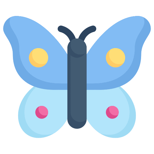 Butterfly wings animals fly icon Butterfly wings animals fly icon