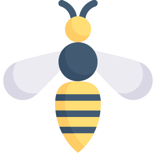 Bee apitherapy animals wasp icon Bee apitherapy animals wasp icon