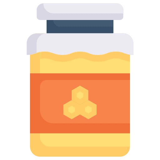 Honey food and restaurant farm allergen icon Honey food and restaurant farm allergen icon