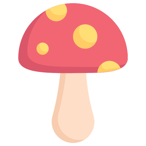 Mushroom season nature spores icon Mushroom season nature spores icon