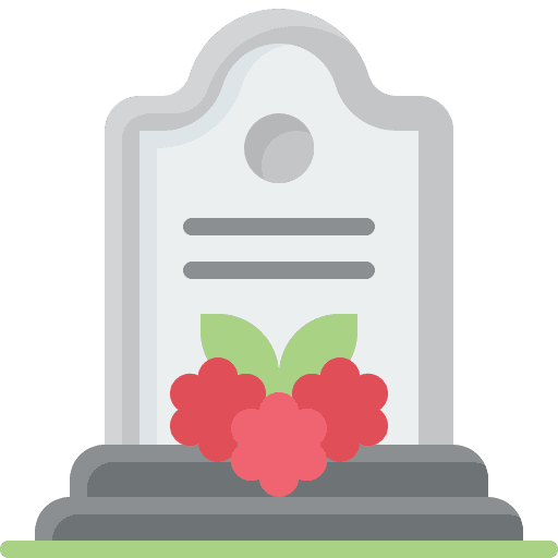 Gravestone cemetery gravestone tomb icon