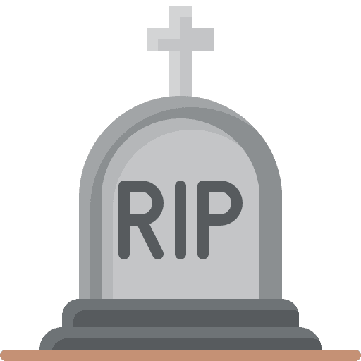 Gravestone gravestone tomb dead icon
