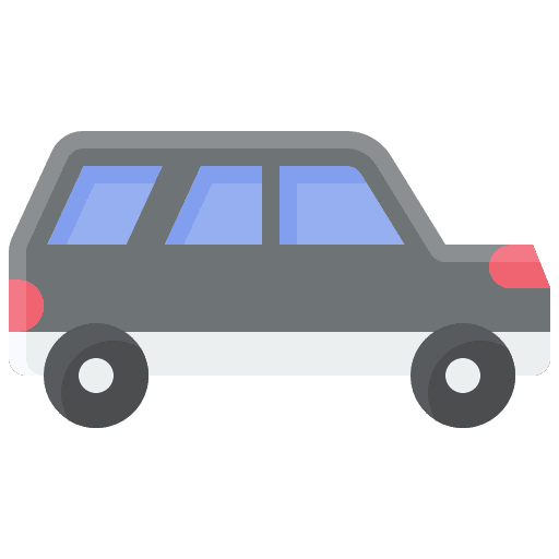 Hearse transport transportation car icon