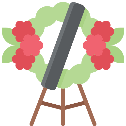 Wreath wreath adornment flowers icon