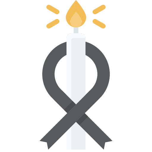 Candle black construction and tools candle icon