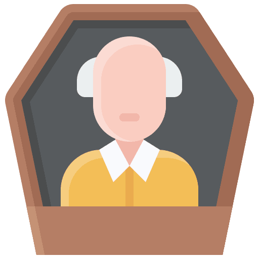 Coffin cultures mourning wooden icon