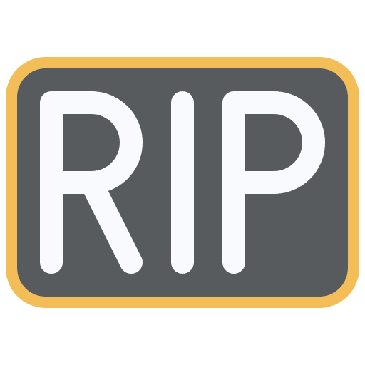 Rip rip cultures death icon