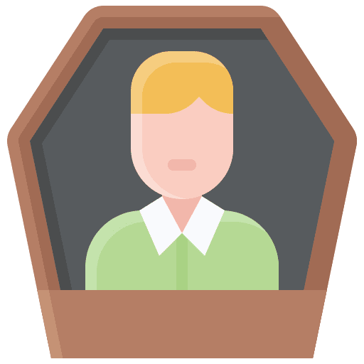 Coffin people cultures dead icon
